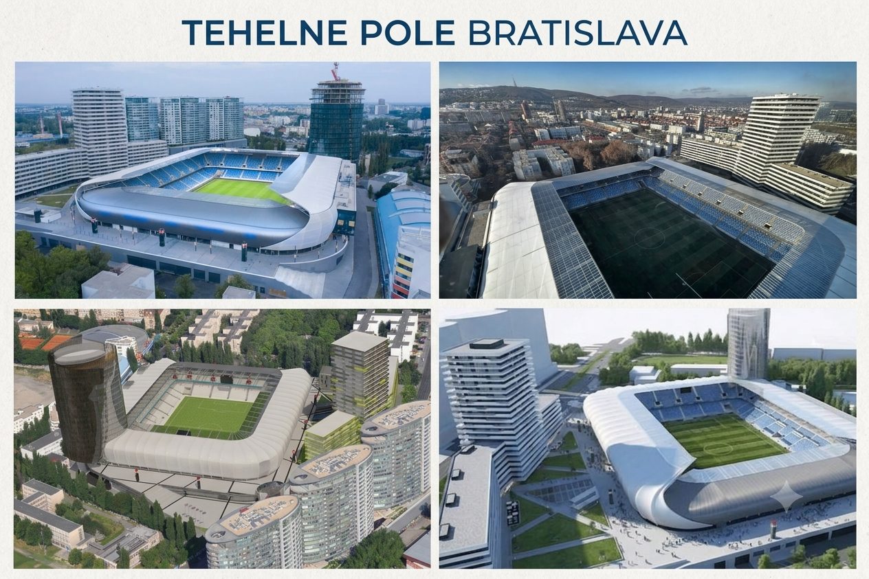Accommodation near the National Football Stadium and NTC Arena in Bratislava